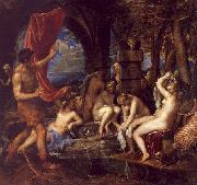  Titian Diana and Actaeon china oil painting reproduction